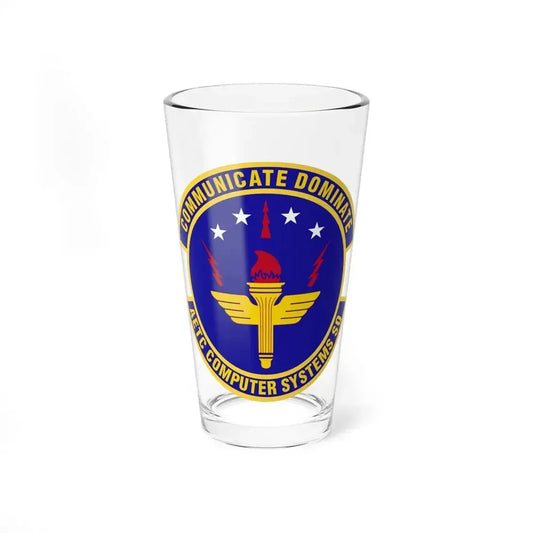 AETC Computer Systems Squadron (U.S. Air Force) Pint Glass 16oz 16oz - Go Mug Yourself