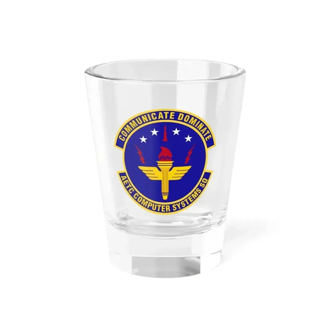 AETC Computer Systems Squadron (U.S. Air Force) Shot Glass 1.5oz 1.5oz - Go Mug Yourself