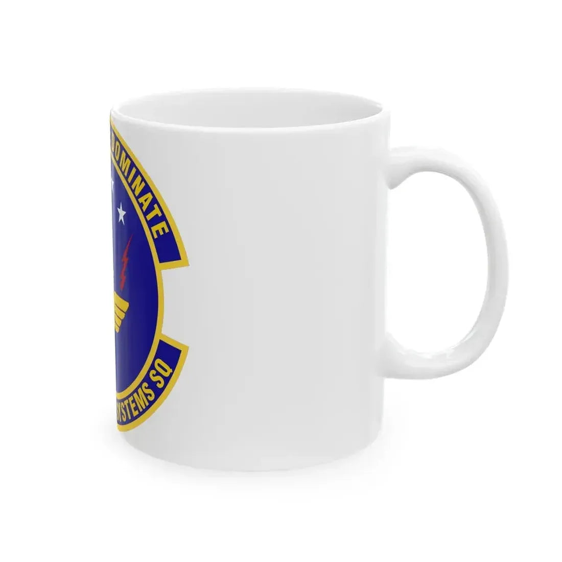 AETC Computer Systems Squadron (U.S. Air Force) White Coffee Mug - Go Mug Yourself