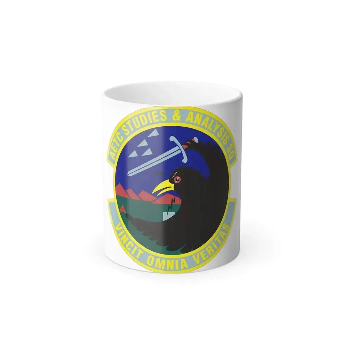 AETC Studies & Analysis Squadron (U.S. Air Force) Color Changing Coffee Mug 11oz - Go Mug Yourself