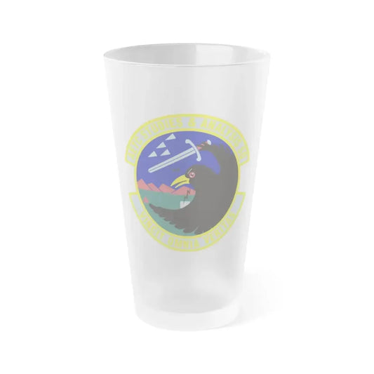 AETC Studies & Analysis Squadron (U.S. Air Force) Frosted Pint Glass 16oz 16oz Frosted - Go Mug Yourself