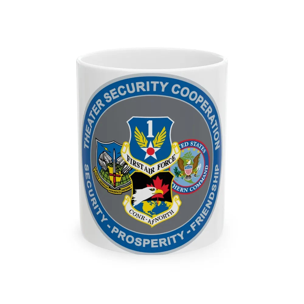 AF North TSC Theater Security Cooperation (U.S. Air Force) White Coffee Mug-Go Mug Yourself