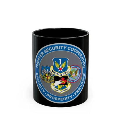 AF North TSC Theater Security Cooperation (U.S. Air Force) Black Coffee Mug 11oz - Go Mug Yourself