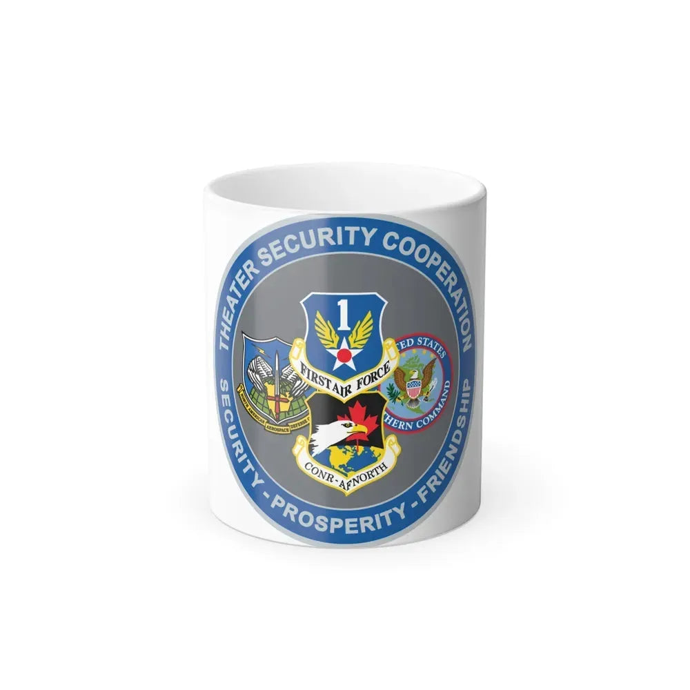 AF North TSC Theater Security Cooperation (U.S. Air Force) Color Changing Coffee Mug 11oz - Go Mug Yourself