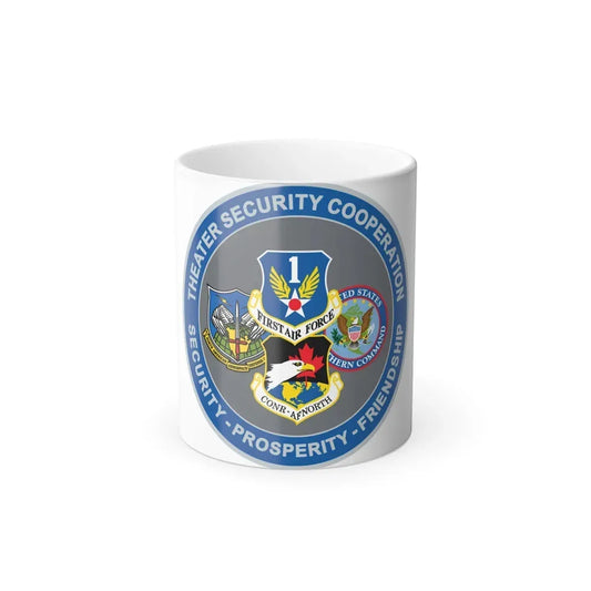 AF North TSC Theater Security Cooperation (U.S. Air Force) Color Changing Coffee Mug 11oz - Go Mug Yourself