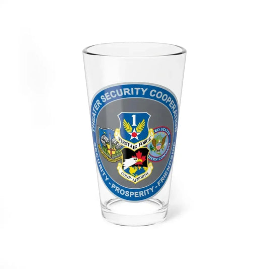 AF North TSC Theater Security Cooperation (U.S. Air Force) Pint Glass 16oz 16oz - Go Mug Yourself