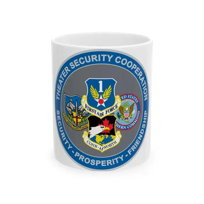 AF North TSC Theater Security Cooperation (U.S. Air Force) White Coffee Mug - Go Mug Yourself