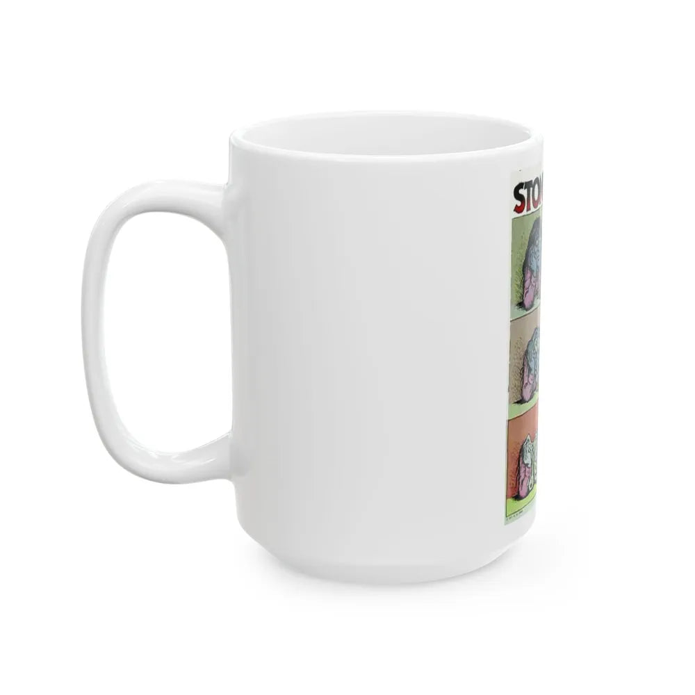 stoned again (Music Poster) White Coffee Mug-Go Mug Yourself