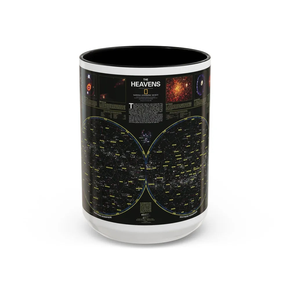 Heavens, The (1995) (Map) Accent Coffee Mug-15oz-Black-Go Mug Yourself