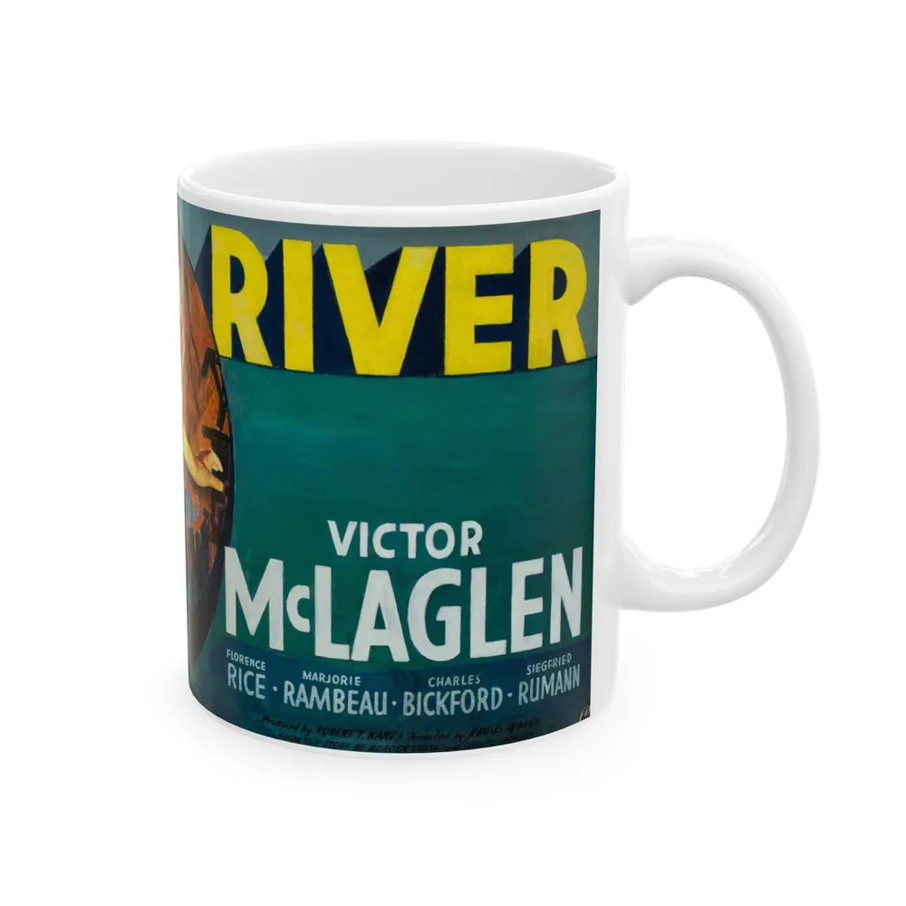 East River, movie poster advertisement - White Coffee Mug-Go Mug Yourself