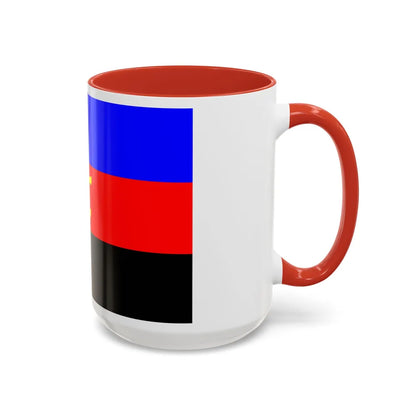 Polyamory Pride Flag - Accent Coffee Mug-Go Mug Yourself