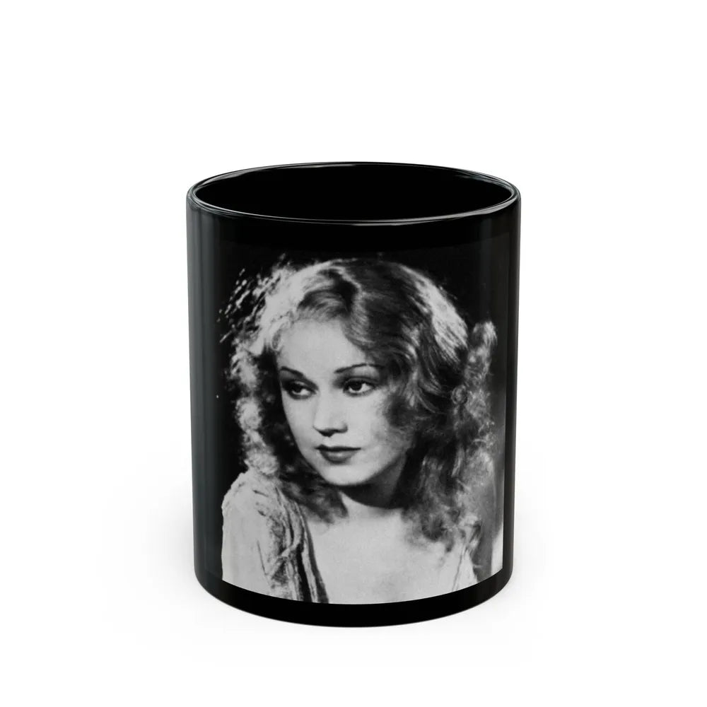 Fay Wray #38 (Vintage Female Icon) Black Coffee Mug-11oz-Go Mug Yourself