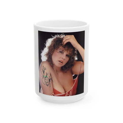 Linda Blair #281 (Vintage Female Icon) White Coffee Mug-15oz-Go Mug Yourself