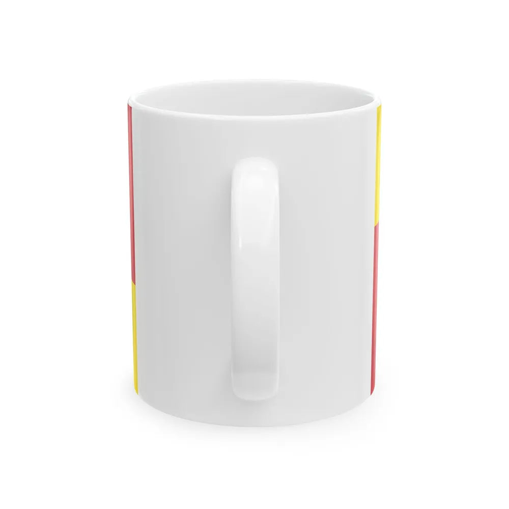 Flag of Northumberland UK - White Coffee Mug-Go Mug Yourself