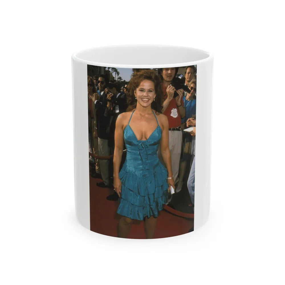 Linda Blair #231 (Vintage Female Icon) White Coffee Mug-11oz-Go Mug Yourself