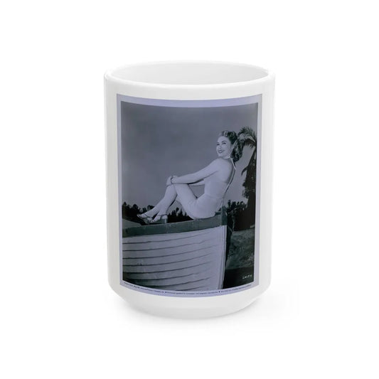 Lori Nelson #45 1 (Vintage Female Icon) White Coffee Mug-15oz-Go Mug Yourself