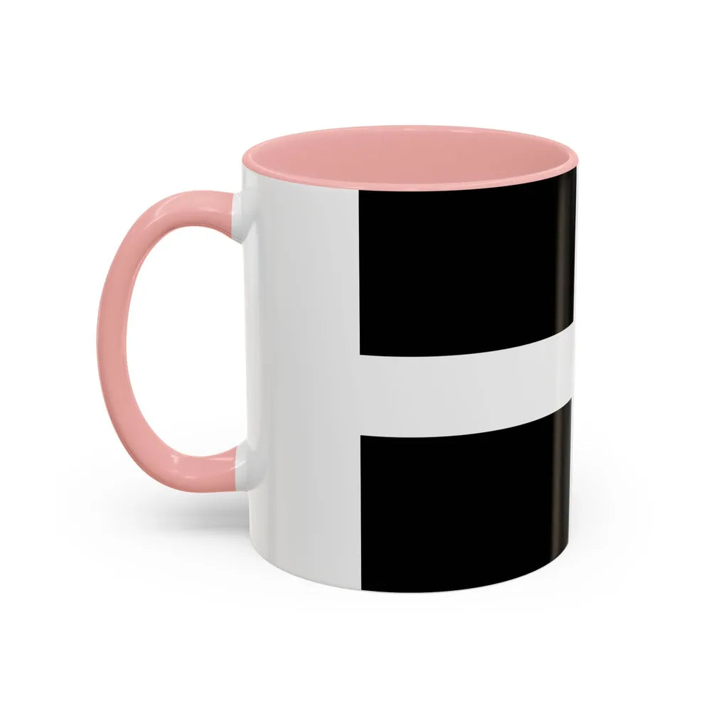 Flag of Cornwall UK - Accent Coffee Mug-Go Mug Yourself