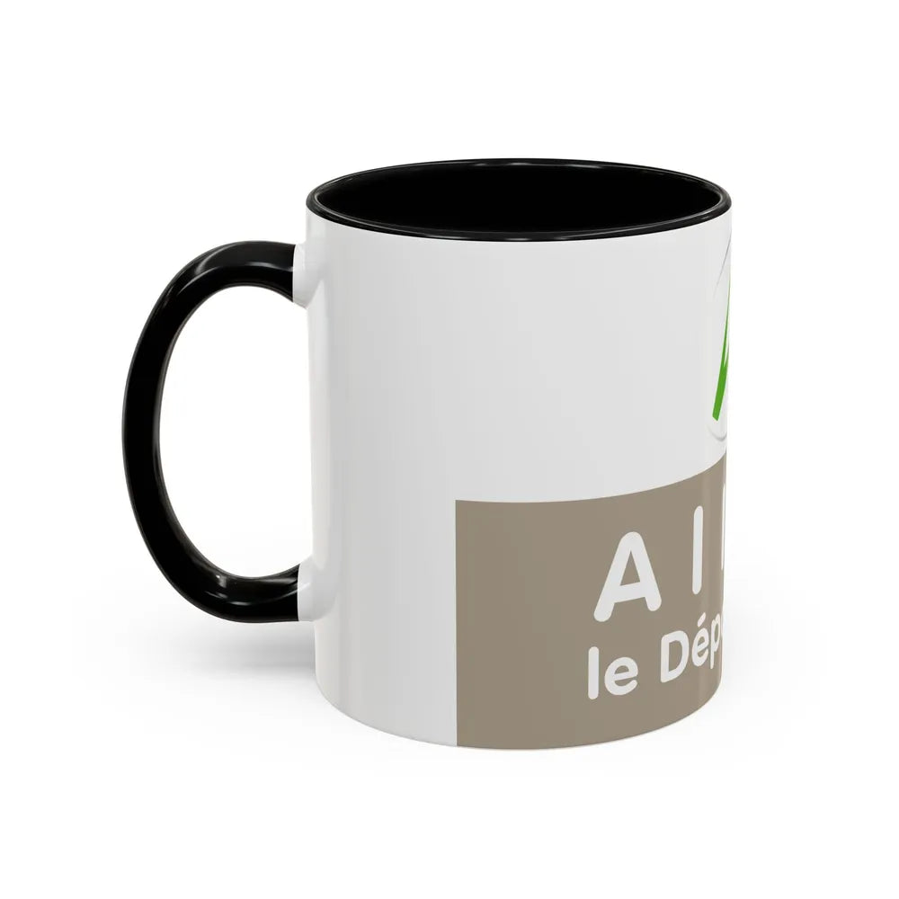 Flag of Allier France - Accent Coffee Mug-Go Mug Yourself