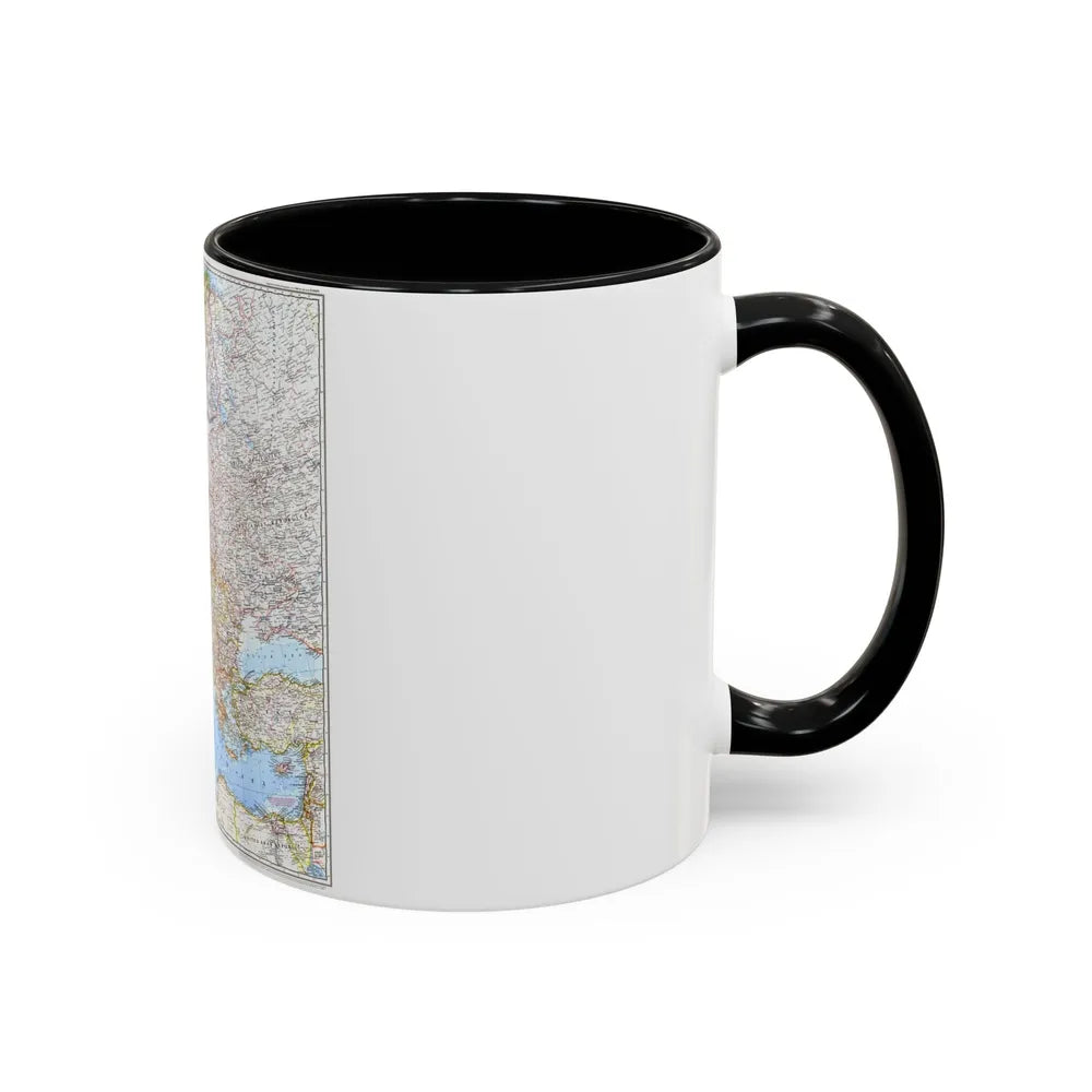 Europe (1969) (Map) Accent Coffee Mug-Go Mug Yourself