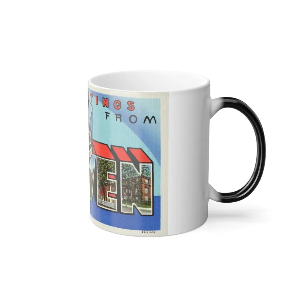 Greetings from Lock Haven PA (Greeting Postcards) Color Changing Mug 11oz-Go Mug Yourself