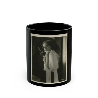 Fay Wray #174 (Vintage Female Icon) Black Coffee Mug-11oz-Go Mug Yourself