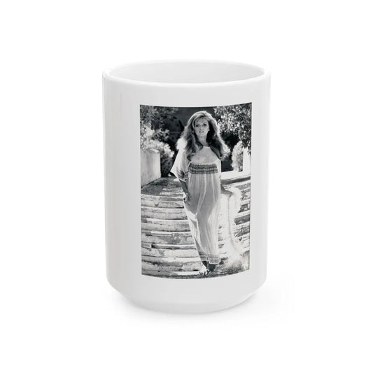 Julie Ege #198 (Vintage Female Icon) White Coffee Mug-15oz-Go Mug Yourself