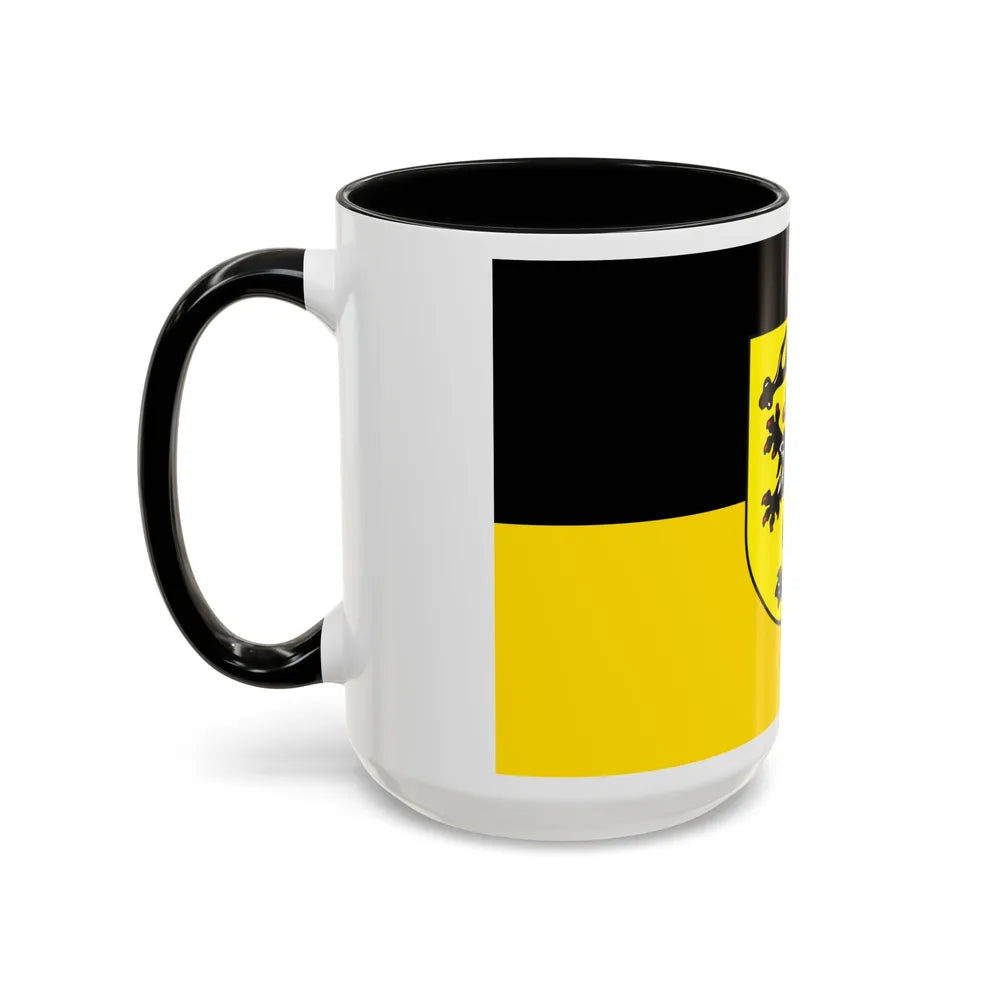 Flag of Goppingen Germany - Accent Coffee Mug-Go Mug Yourself