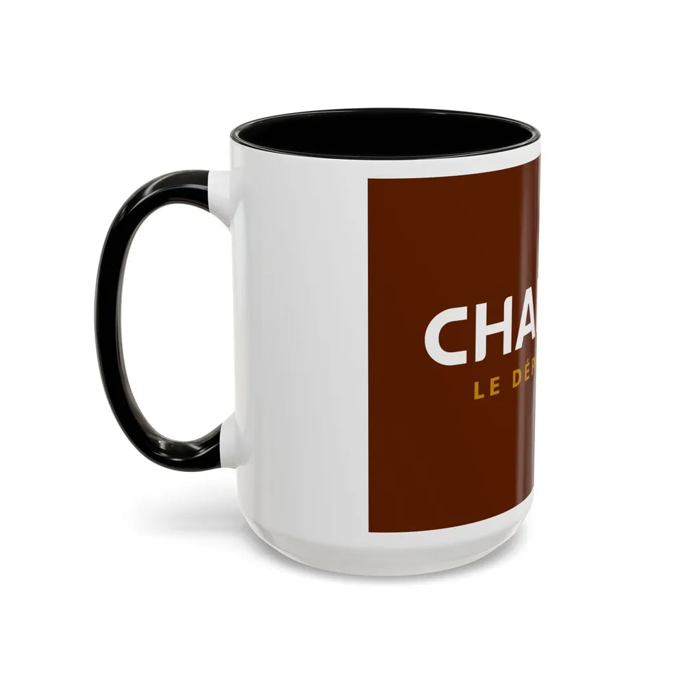 Flag of Charente France - Accent Coffee Mug-Go Mug Yourself