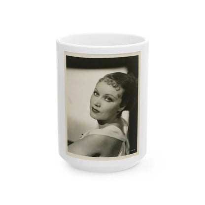 Fay Wray #184 (Vintage Female Icon) White Coffee Mug-15oz-Go Mug Yourself