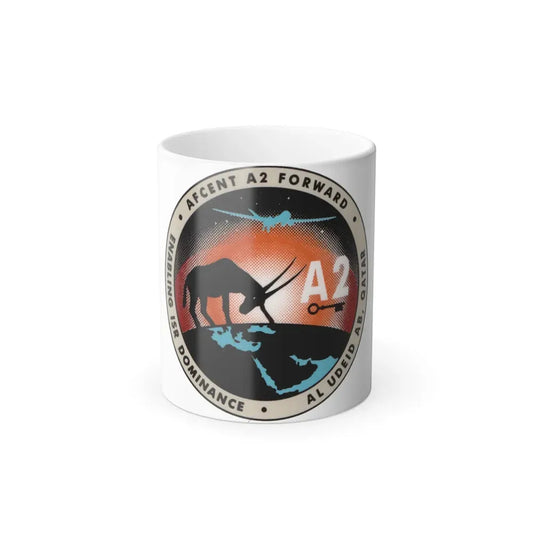 AFCENT A2 Forward (U.S. Air Force) Color Changing Coffee Mug 11oz - Go Mug Yourself