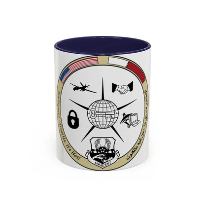 AFCENT Intelligence (U.S. Air Force) Accent Coffee Mug 11oz Navy - Go Mug Yourself