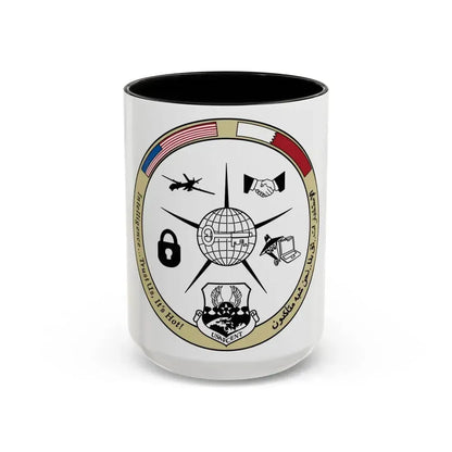 AFCENT Intelligence (U.S. Air Force) Accent Coffee Mug 15oz Black - Go Mug Yourself