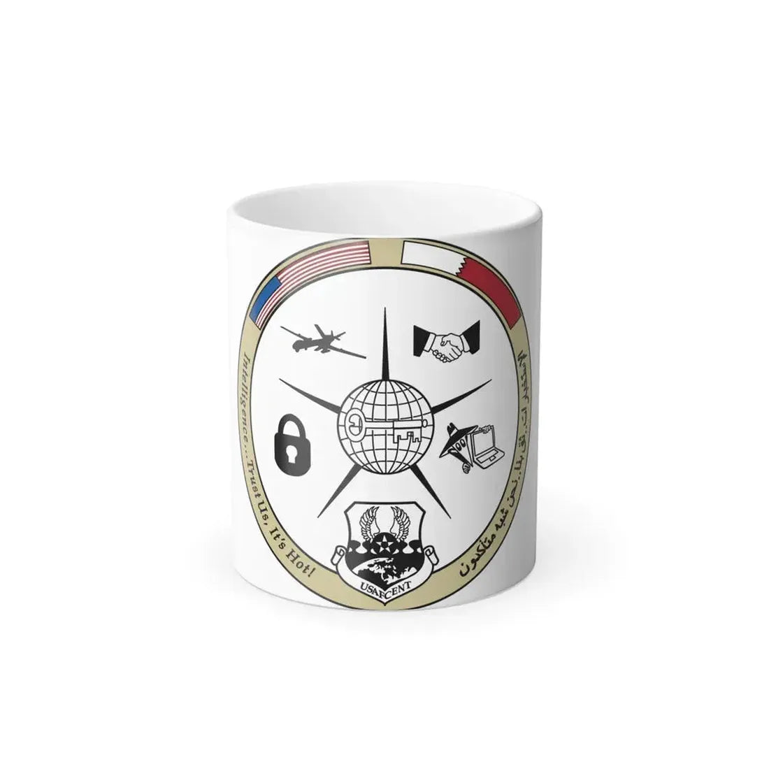 AFCENT Intelligence (U.S. Air Force) Color Changing Mug 11oz - Go Mug Yourself