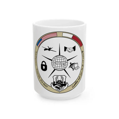 AFCENT Intelligence (U.S. Air Force) White Coffee Mug 15oz - Go Mug Yourself