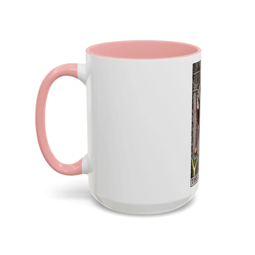 The Hierophant (Tarot Card) Accent Coffee Mug-Go Mug Yourself