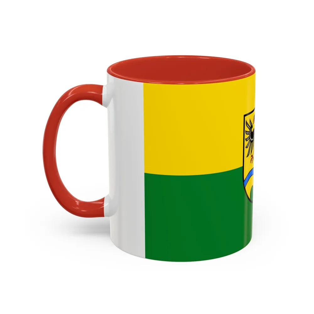 Flag of Deggendorf Germany - Accent Coffee Mug-Go Mug Yourself