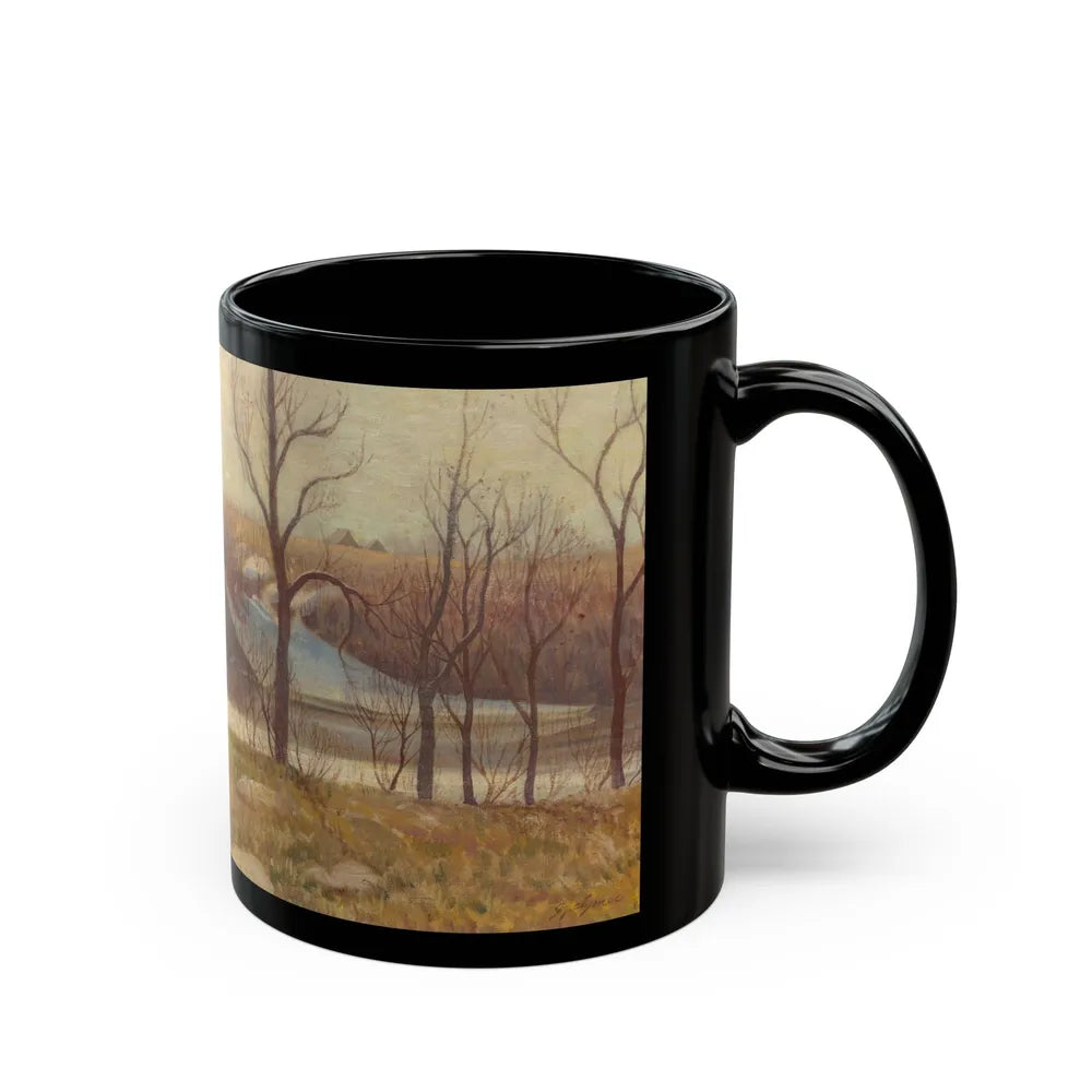 Early Spring - Black Coffee Mug-Go Mug Yourself