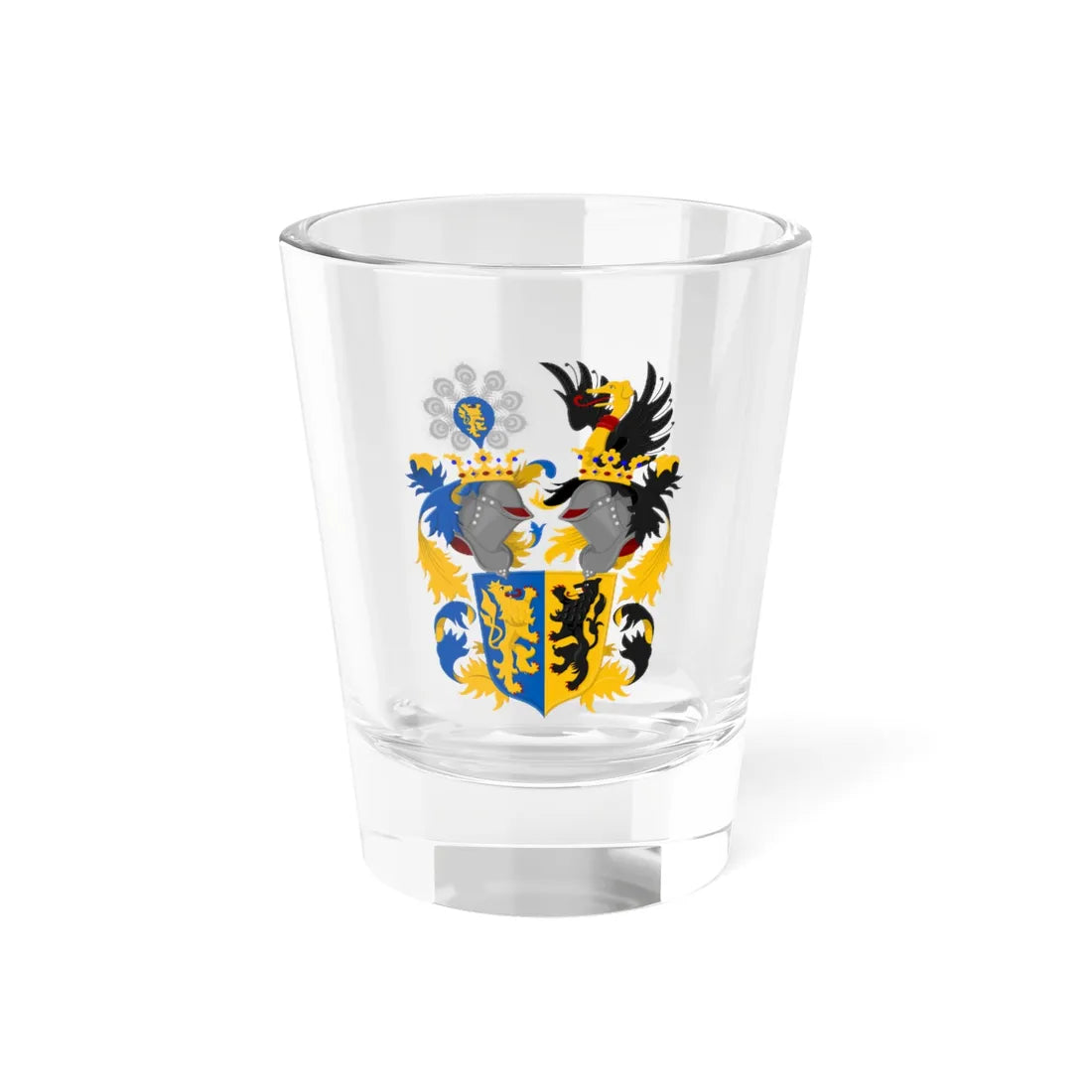 Afgewezen ontwerp van het provinciewapen Gelderland II 1893-1941 (Netherlands) (Coat of Arms) Shot Glass 1.5oz 1.5oz - Go Mug Yourself