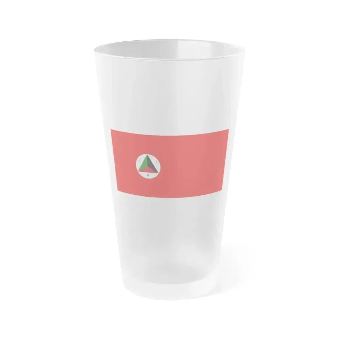 Afghan Army Flag 1978 - Frosted Pint Glass 16oz 16oz Frosted - Go Mug Yourself