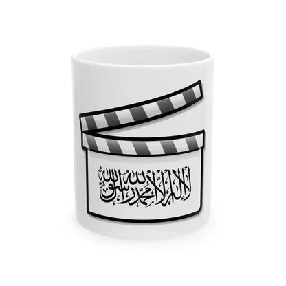 Afghanistan film clapperboard 2 (Afghanistan) White Coffee Mug 11oz - Go Mug Yourself