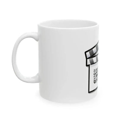 Afghanistan film clapperboard 2 (Afghanistan) White Coffee Mug - Go Mug Yourself