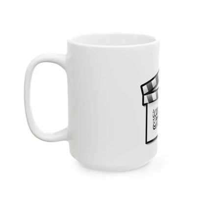 Afghanistan film clapperboard 2 (Afghanistan) White Coffee Mug - Go Mug Yourself