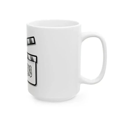 Afghanistan film clapperboard 2 (Afghanistan) White Coffee Mug - Go Mug Yourself