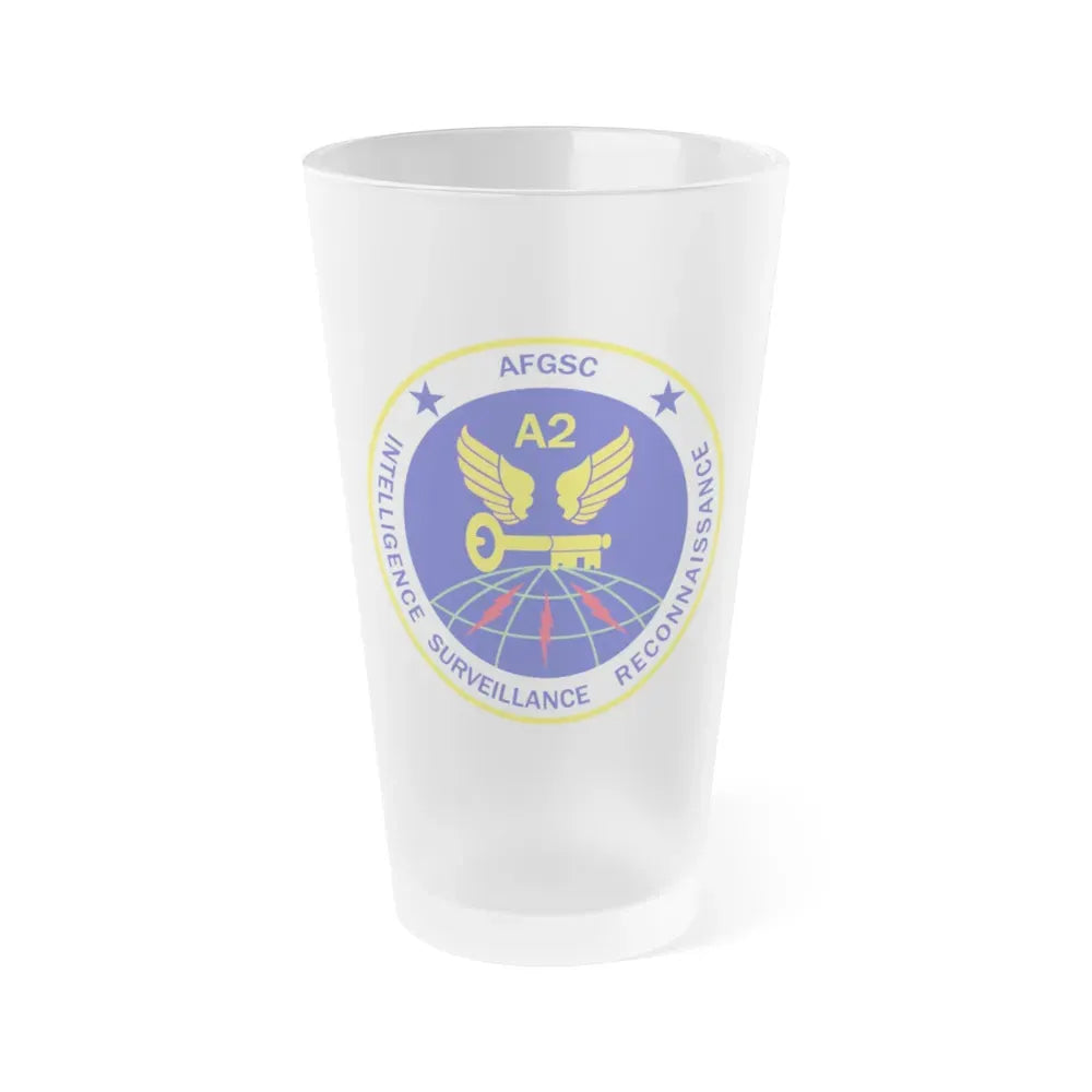AFGSC A2 (U.S. Air Force) Frosted Pint Glass 16oz Default Title - Go Mug Yourself