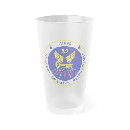 AFGSC A2 (U.S. Air Force) Frosted Pint Glass 16oz Default Title - Go Mug Yourself