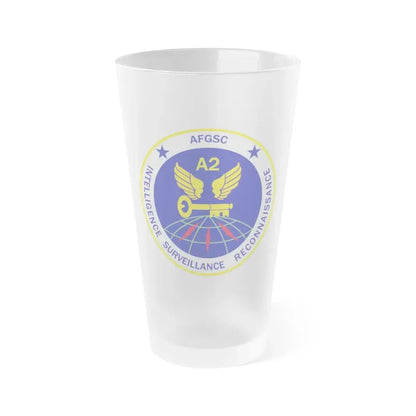 AFGSC A2 (U.S. Air Force) Frosted Pint Glass 16oz Default Title - Go Mug Yourself