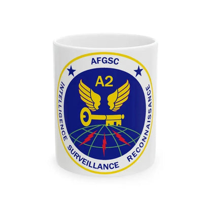 AFGSC A2 (U.S. Air Force) White Coffee Mug 11oz - Go Mug Yourself