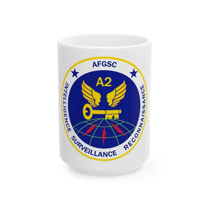 AFGSC A2 (U.S. Air Force) White Coffee Mug 15oz - Go Mug Yourself