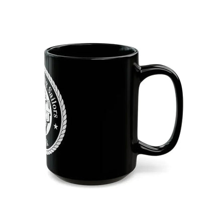 AFLOAT Training Group ATG Norfolk BW (U.S. Navy) Black Coffee Mug - Go Mug Yourself
