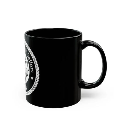 AFLOAT Training Group ATG Norfolk BW (U.S. Navy) Black Coffee Mug - Go Mug Yourself